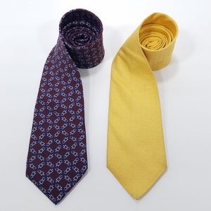 Brooks Brothers 346 Mens Tie - 2 Ties